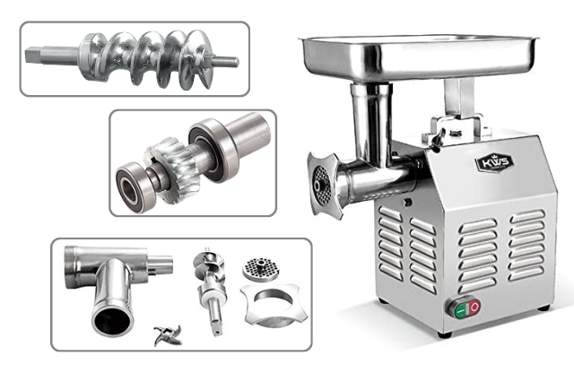 KWS TC-8 Commercial 550W 0.75HP Electric Meat Grinder Stainless Steel Meat Grinder

